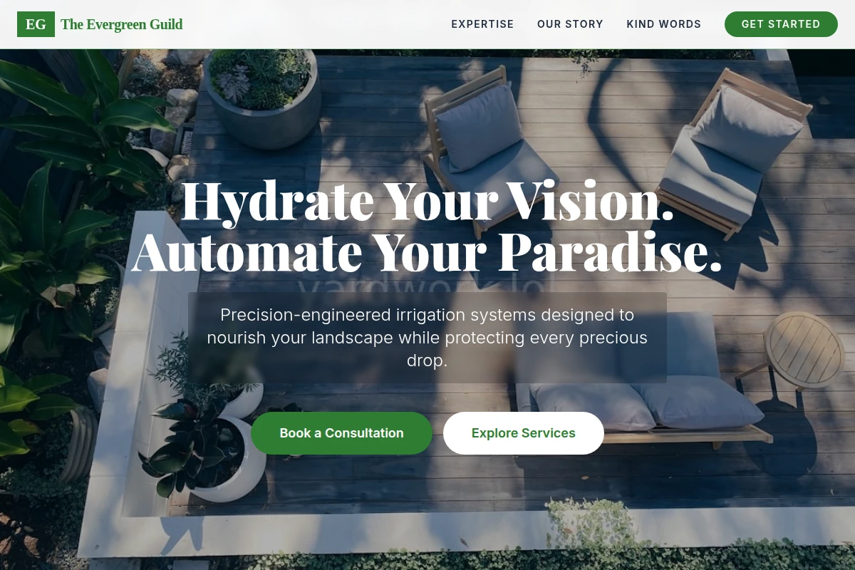 Sprinkler Garden Design